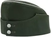 [militaryharbor] M42 Heer/Elite Officer Reed Green HBT overseas cap