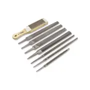Crescentnicholson 8-Pc Machinist File Set, 7 In, 10 In - 1 per ST - 22025NNN