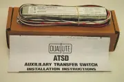Hubbell Dual Lite ATSD Auxiliary Transfer Switch For Use On Fluorescent Fixtures