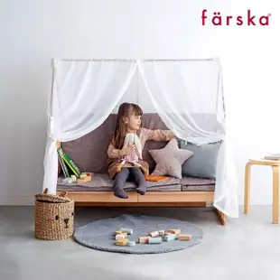【Farska】童趣森林5合1嬰兒大床 Long(嬰兒床 圍欄 畫桌 沙發 書桌 蚊帳 櫸木 抽屜 禮物 情人節 尾牙)