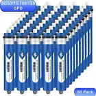 50 Pack 36/50/75/100/150 GPD Reverse Osmosis RO Membrane Water Filter Cartridges