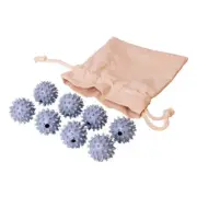 NEW WHITE MAGIC ECO BASICS LAUNDRY AND DRYER BALLS Eco Friendly PACK 8