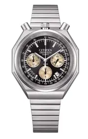 Citizen Tsuno Bull Head Chronograph Black Dial Quartz Men's Watch AN3700-54E