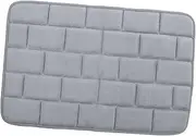 NAMOARLY 1Pc Non Slip Floor Mat Absorbent Decorative Carpet for Living Room Bedroom and Bathroom Stylish Textured Design Rug