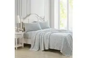 Ardor Elsie Mink Flannel Fleece Sheet Pillowcase Bedding Set Heather