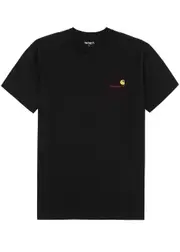 Carhartt Wip American Script Logo-embroidered Cotton T-shirt - Black S