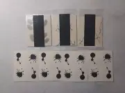vtg 1989 7 Fun Foolers Finger Print Ink Blot Broken Glass Kellogg Cereal Premium