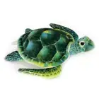 HANSA GREEN SEA TURTLE REALISTIC CUTE SOFT ANIMAL PLUSH TOY 29cm **NEW**