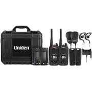 Uniden XTRAK 50 2-TP - 5 Watt Waterproof Smart UHF Handheld Radio with Large OLED Display and Instant Replay Function
