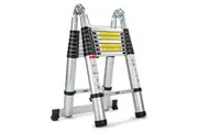 BULLET 5m Multi-Purpose Aluminium Folding Ladder Portable Extension Adjustable Alloy Step