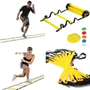 Agility Ladder Speed Training Set: 12 Rung 6 M Soccer Training Equipment for