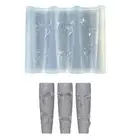3D Carving Silicone Mold Nail Stamping Pattern Nails Stencils DIY Manicure Tool