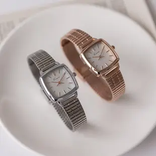 MUMU【A65293】KIMIO小方面金屬錶帶。玫瑰金/銀 女生手錶 女錶 韓系錶 數字錶 氣質 流行 復古 金屬錶