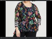 TAKING SHAPE MESH FLORAL DAYS TOP SIZE 18-20