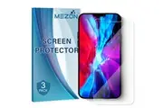 [Set of 3] Apple iPhone 12 Pro Max (6.7") Anti-Glare Matte Screen Protector Film by MEZON Case Friendly, Shock Absorption (iPhone 12 Pro Max, Matte)