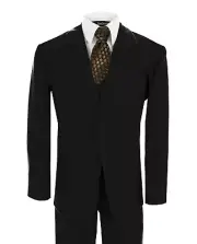 G187 Black/Gold Tie Gino Giovanni Boy Formal Tuxedo Tux Suit Choice Of Sizes