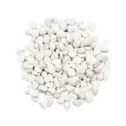 Tuscan Path 10-15mm 15kg Snow White Marble Decorative Pebble