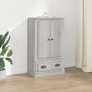 Highboard Grey Sonoma 60x35.5x103.5 cm Engineered Wood Dining Storage