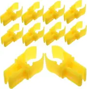 10pcs Soccer Training Marker Clips Durable Agility Pole Buckles for Football Training Easy Setup Versatile Applications Protective Design for Long Term Use