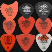 18 x Dunlop Tortex 0.60mm Guitar Picks Variety - Fins, Triangle, Wedge etc.