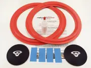 Cerwin Vega R12 - 12" Woofer Foam Speaker Repair Kit w/ CV Logo Dust Caps!