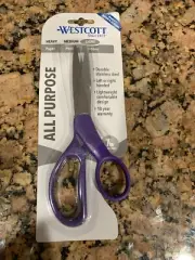 All Purpose Straight Scissors 7" Purple Colors r073577432178