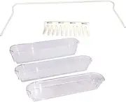 [Dometic] 29325760655 Refrigerator Door Shelf 5-Piece Kit - Clear