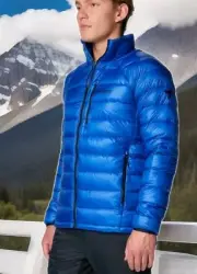 Men's Columbia Titanium Artic Quest 700 Goose Down Jacket OMNI HEAT ARTIC SZ XL