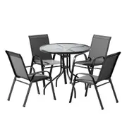 Outdoor Dining Set Table and Chairs Patio Garden Furniture Bistro Set