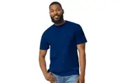 Gildan Mens Cotton Lightweight T-Shirt (Navy) (XL)