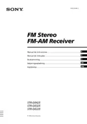 Sony STR-DE325 Amplifier / Receiver Owners Instruction Manual Printed or PDF
