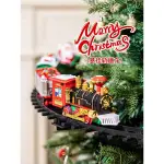 🔥蝦皮代開發票🔥 聖誕樹懸掛小火車裝飾品節日掛飾電動室內冒煙聖誕節玩具仿真掛件 EDSE