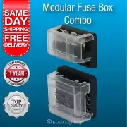 Electrical Terminal Fuse Block 6 Way with Negative Bus Bar Junction Box Caravan