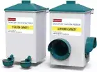 Automatic Chicken Cup Waterer and Port Feeder Set, 2 Gallon/10 Pounds