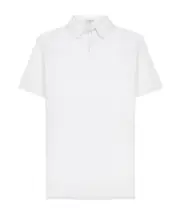 James Perse Short-Sleeved Jersey Polo Shirt 2,5 White