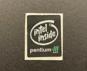 INTEL PENTIUM III STICKER/DECAL (1) LAPTOP COMPUTER CASE TOWER FRAME COVER