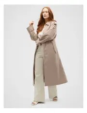 [Seed Heritage] Parachute Trench Coat in Cookie