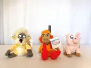 Disney Store Beanie Babies Black Cauldron Set Girgi Hen Wen Fairfolk