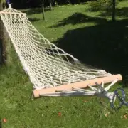 Anti-rollover Cotton Rope Hammock Outdoor Camping Swing Adult Child Net Short