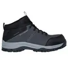 SKECHERS WORK Men's Relment - Erett Composite Toe Waterproof Work Boot Charcoal/