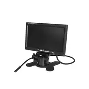 7-Inch Rear View Monitor Rear View Monitor for Buses, Container Trucks, Commercial for Reversing Ca black