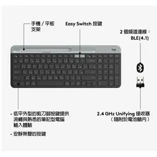 Logitech 羅技 K580 黑/白 超薄跨平台藍牙鍵盤 無線鍵盤 藍芽鍵盤