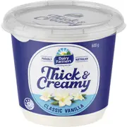 Dairy Farmers Thick & Creamy Classic Vanilla Yoghurt 600g