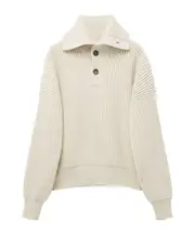 Alexander McQueen Funnel Neck Jumper XL,L ivory