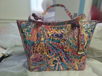 Brahmin Rainbow Reef Melbourne Collection Medium Asher Tote