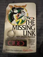 Vintage The Missing Link Puzzle Keychain By Rubik’s Cube