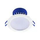deta 7w ip44 tri colour dimmable led downlight 10 pack