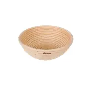 Bakemaster Round Rattan Proving Basket 22X8.5X8.5cm - 22cm