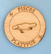 Auz Astrology Animal Coaster - Platypus (Pisces)