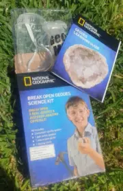 National Geographic Break Open 2 Real Geodes Science Kit